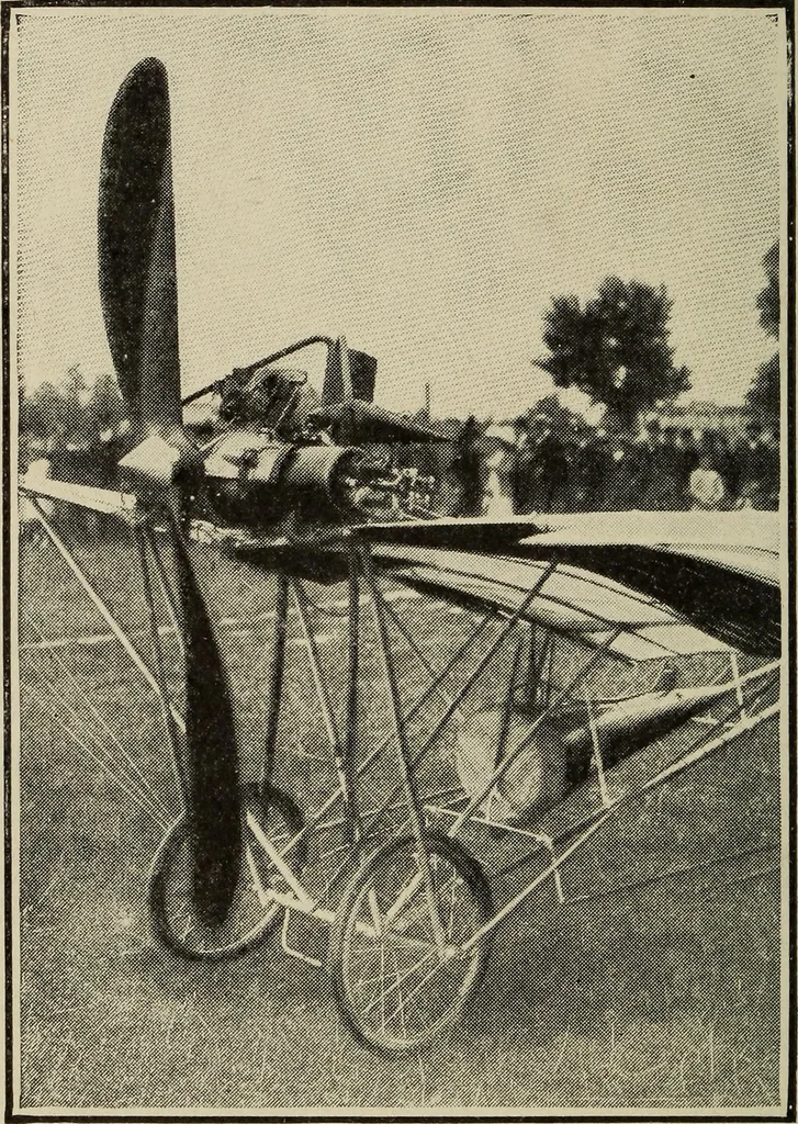 An illustration from How it flies;, 1910, leaf 129