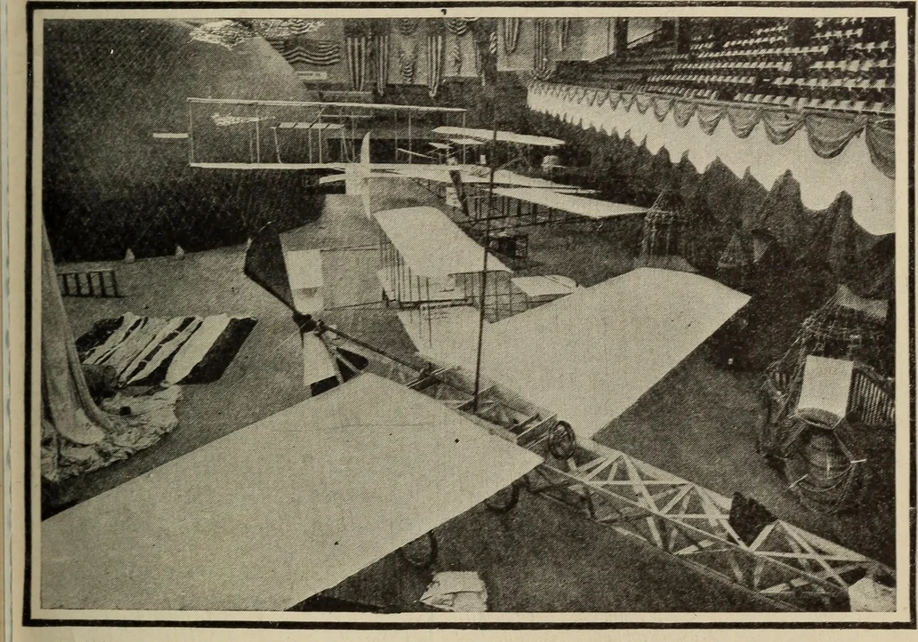 An illustration from How it flies;, 1910, leaf 138