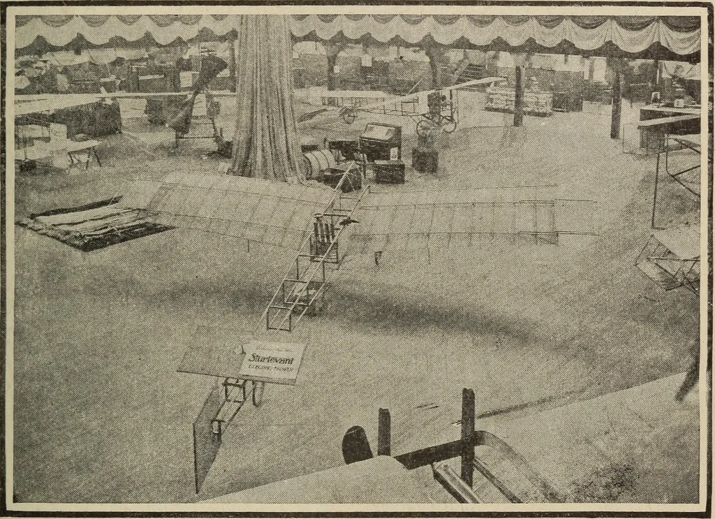 An illustration from How it flies;, 1910, leaf 140