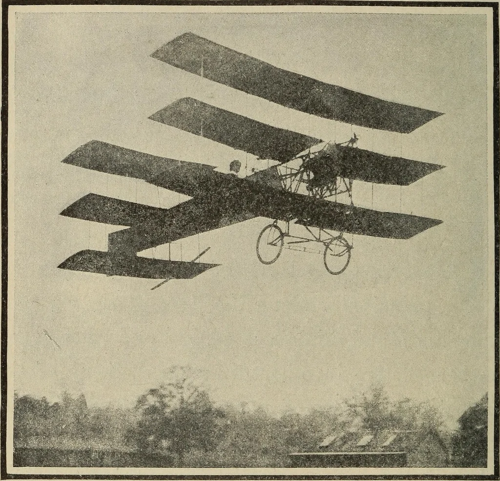 An illustration from How it flies;, 1910, leaf 143