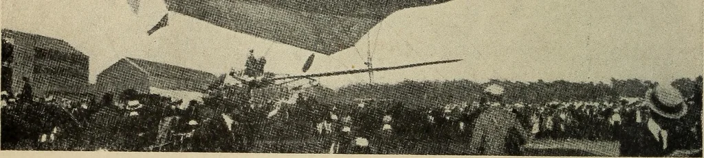An illustration from How it flies;, 1910, leaf 17