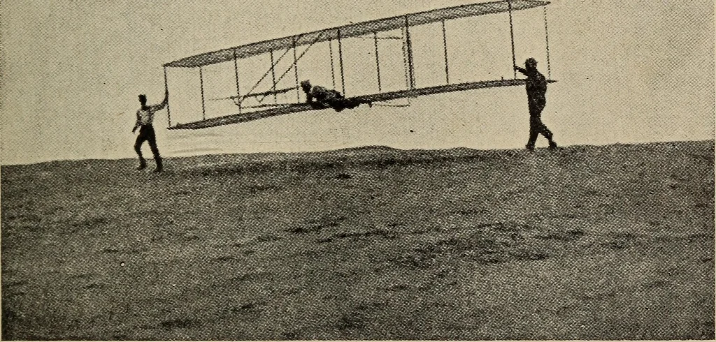 An illustration from How it flies;, 1910, leaf 18