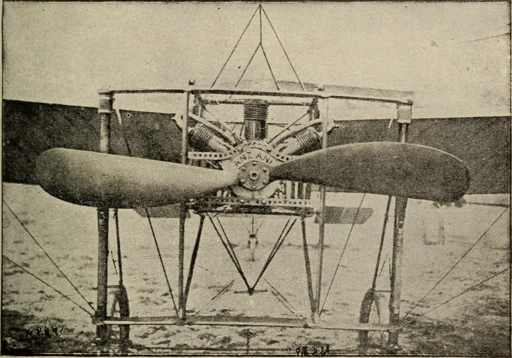An illustration from How it flies;, 1910, leaf 200