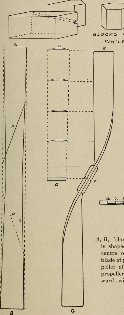 An illustration from How it flies;, 1910, leaf 224