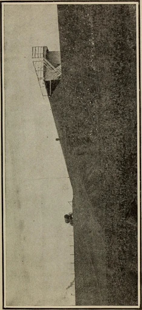 An illustration from How it flies;, 1910, leaf 244