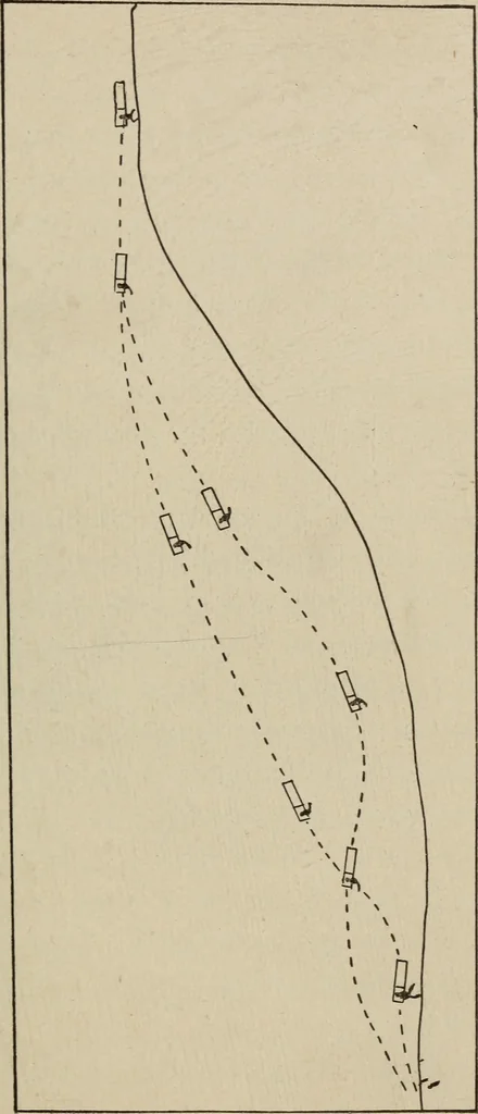 An illustration from How it flies;, 1910, leaf 252
