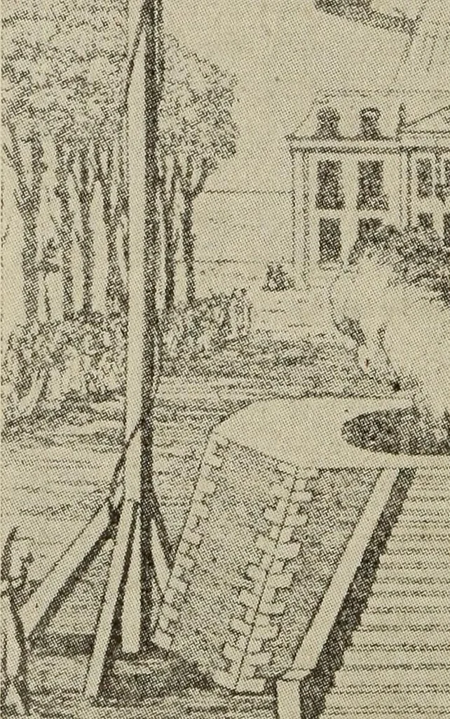 An illustration from How it flies;, 1910, leaf 267