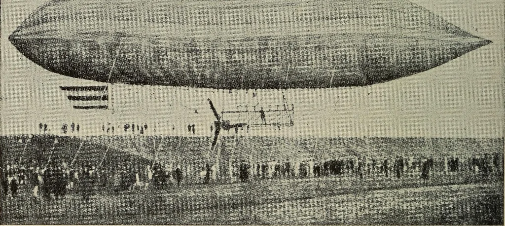 An illustration from How it flies;, 1910, leaf 303