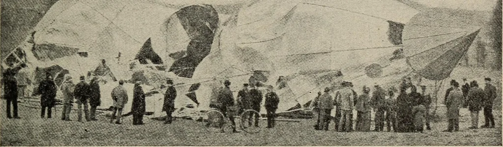An illustration from How it flies;, 1910, leaf 308