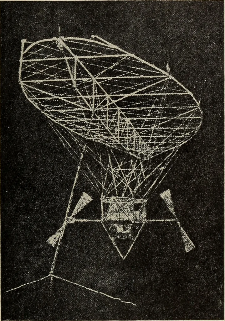 An illustration from How it flies;, 1910, leaf 316