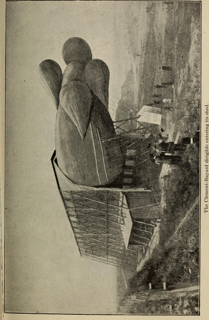 An illustration from How it flies;, 1910, leaf 326