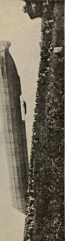 An illustration from How it flies;, 1910, leaf 330