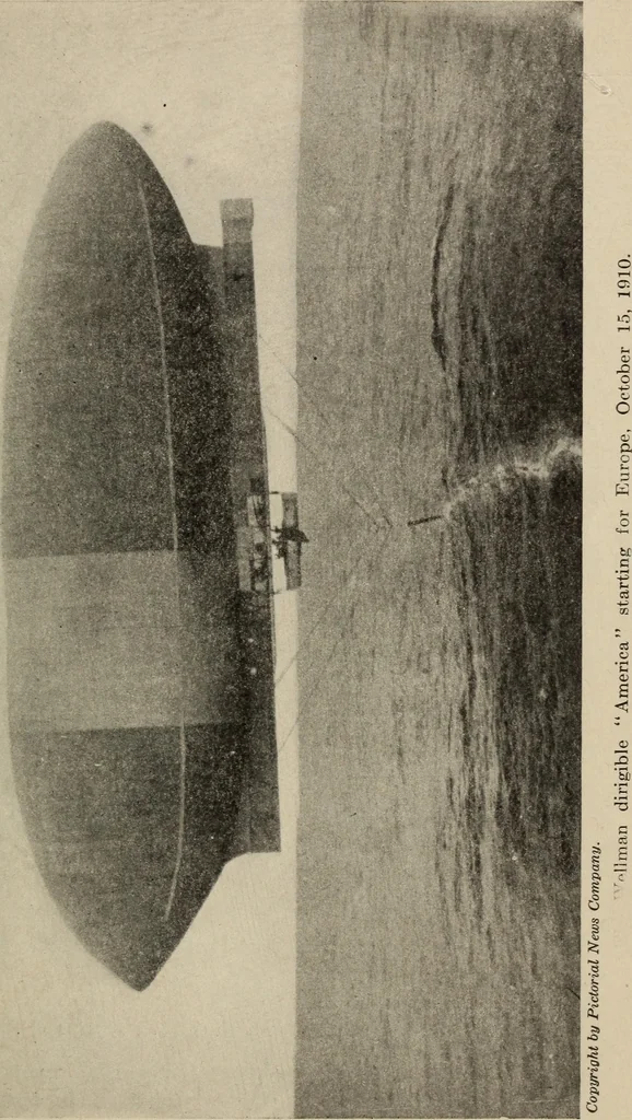 An illustration from How it flies;, 1910, leaf 338