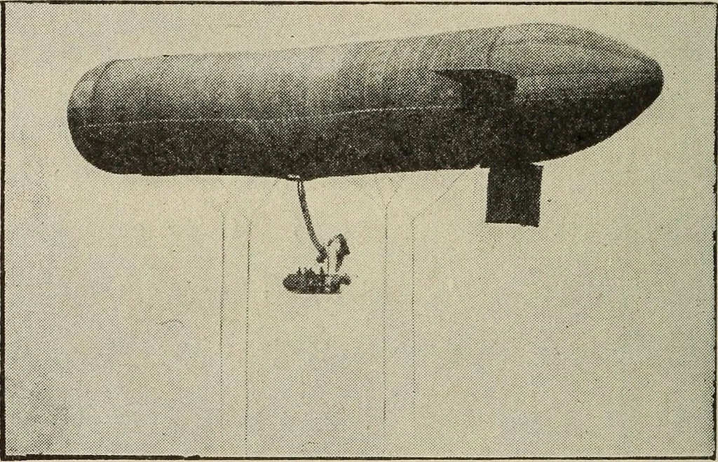 An illustration from How it flies;, 1910, leaf 373