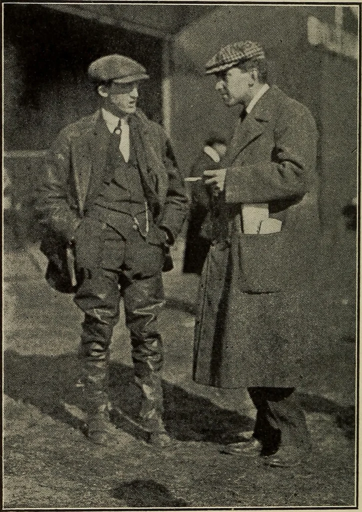 An illustration from How it flies;, 1910, leaf 397