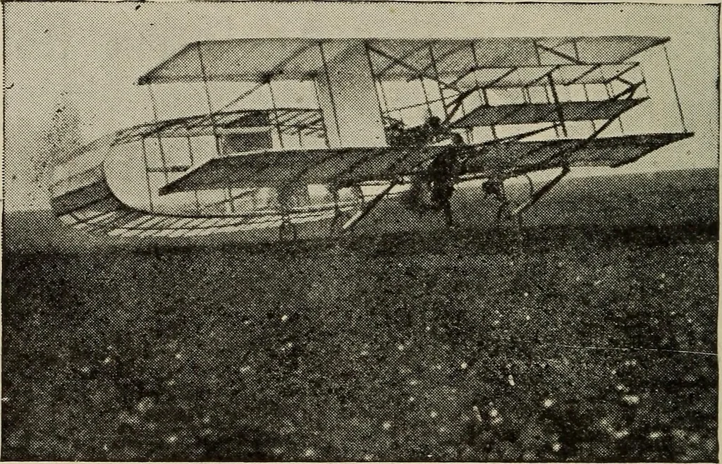 An illustration from How it flies;, 1910, leaf 415