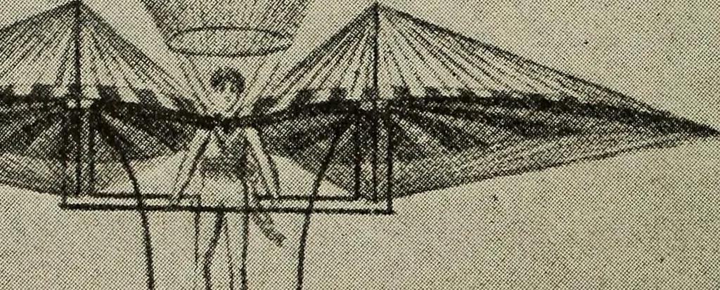An illustration from How it flies;, 1910, leaf 43