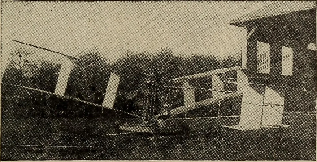 An illustration from How it flies;, 1910, leaf 458