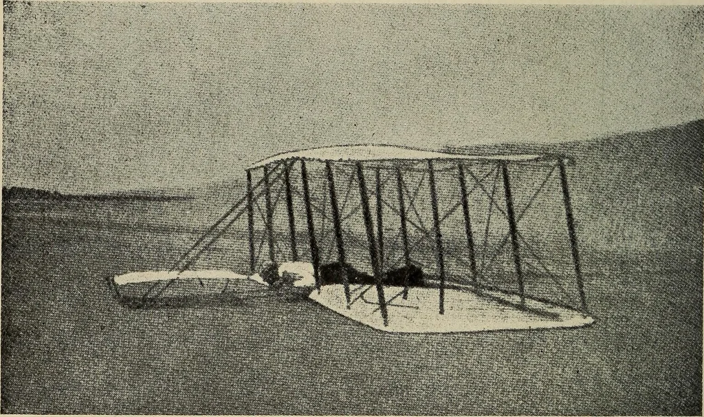 An illustration from How it flies;, 1910, leaf 73