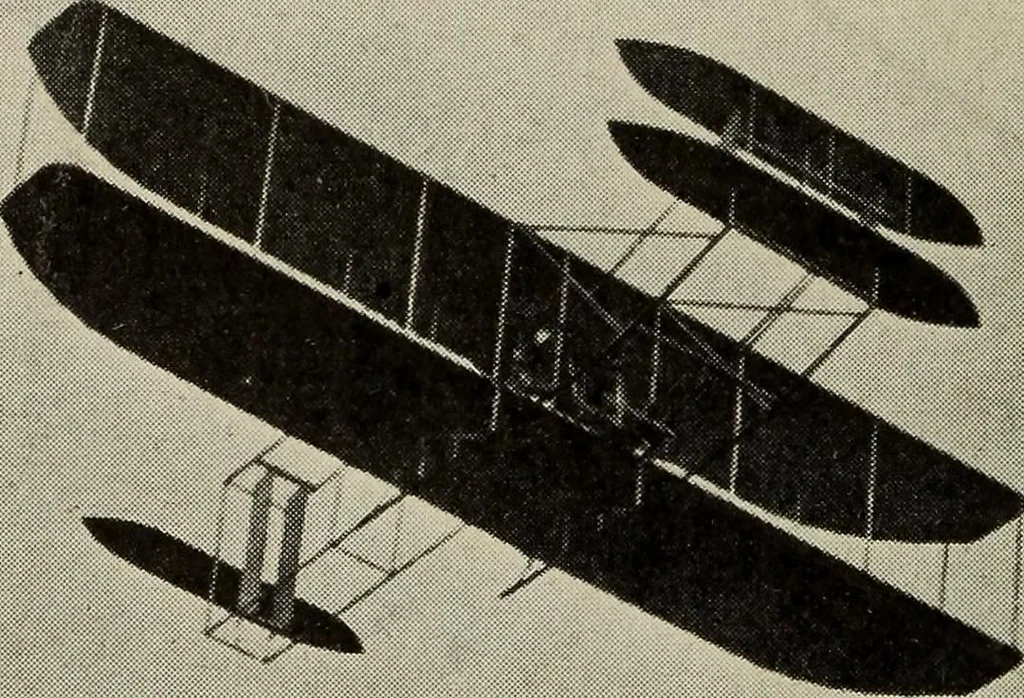 An illustration from How it flies;, 1910, leaf 75