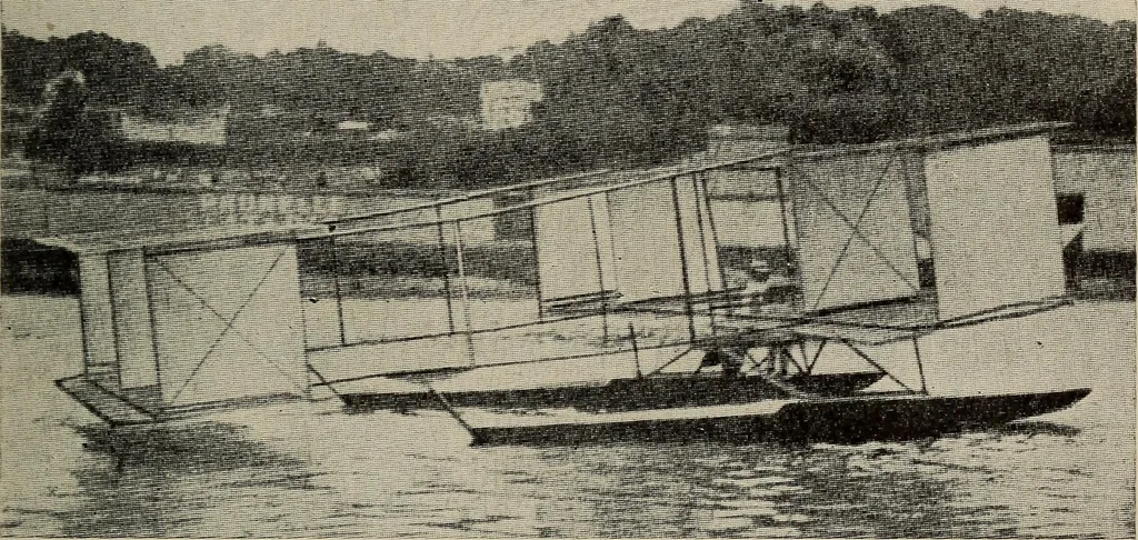 An illustration from How it flies;, 1910, leaf 76