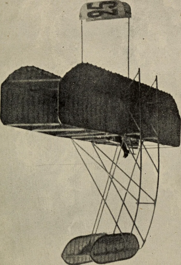 An illustration from How it flies;, 1910, leaf 80