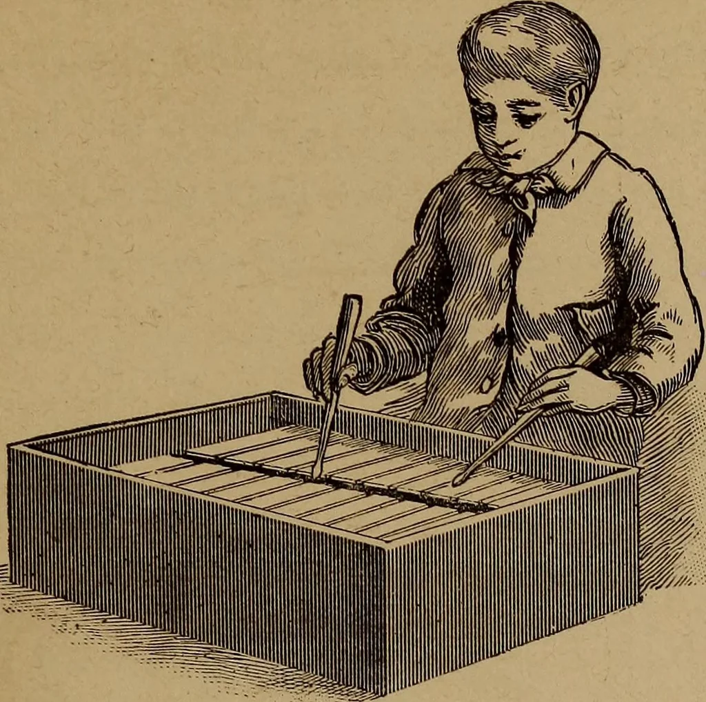 An illustration from How? or, Spare hours made profitable for boys and girls, 1887, leaf 70