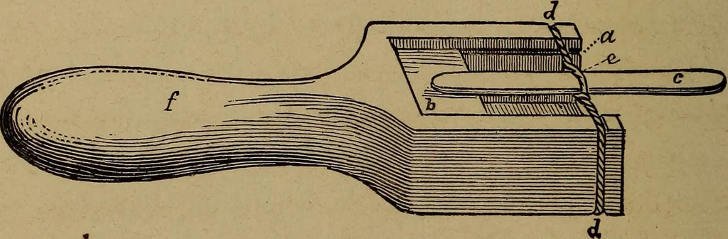 An illustration from How? or, Spare hours made profitable for boys and girls, 1887, leaf 77