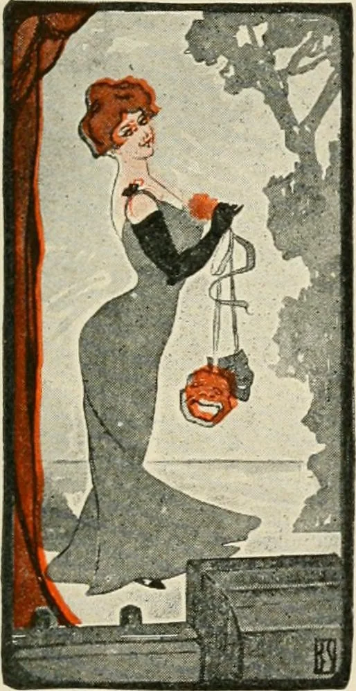 An illustration from How Paris amuses itself;, 1903, leaf 10