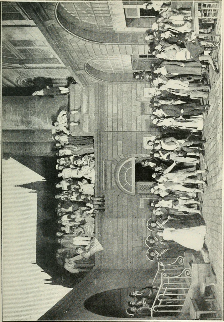 An illustration from How Paris amuses itself;, 1903, leaf 122