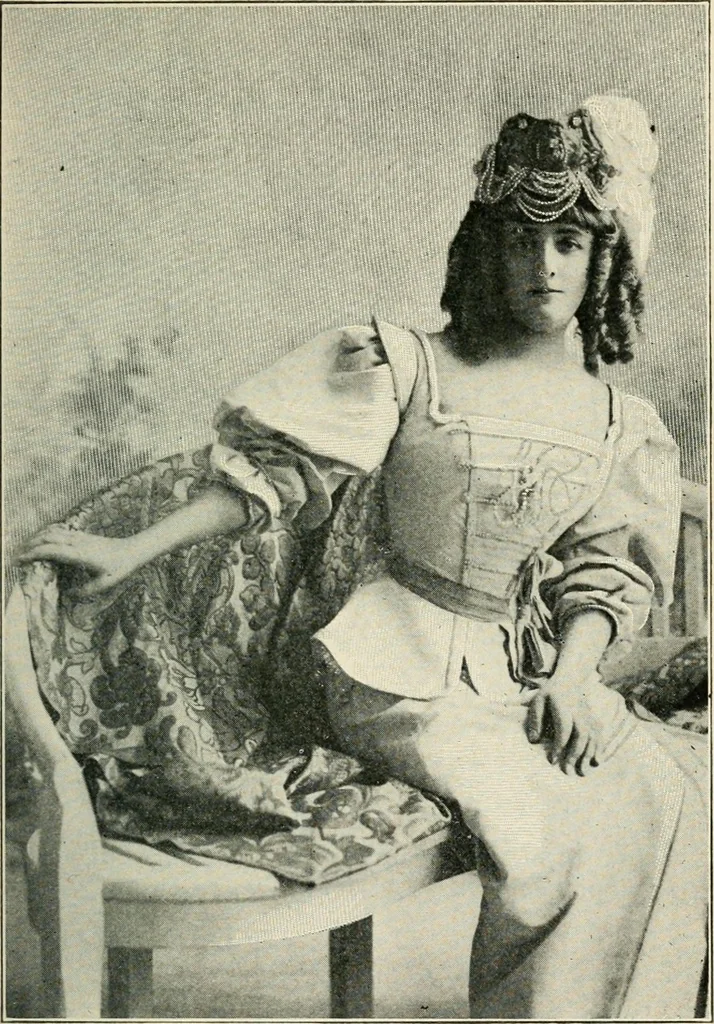 An illustration from How Paris amuses itself;, 1903, leaf 126