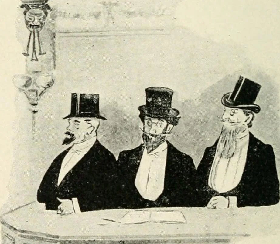 An illustration from How Paris amuses itself;, 1903, leaf 129