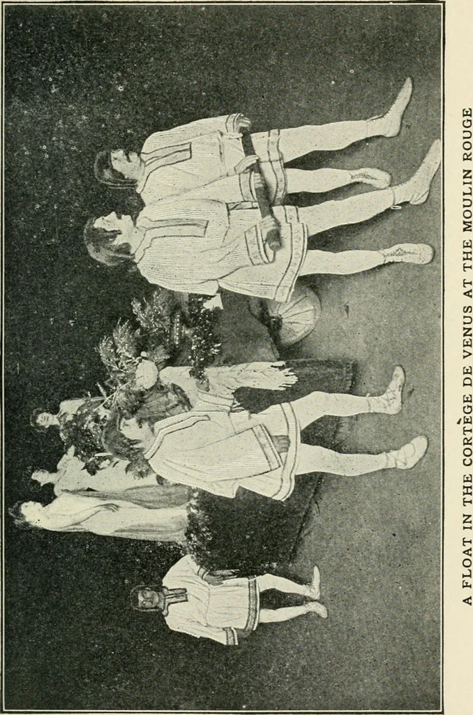 An illustration from How Paris amuses itself;, 1903, leaf 196