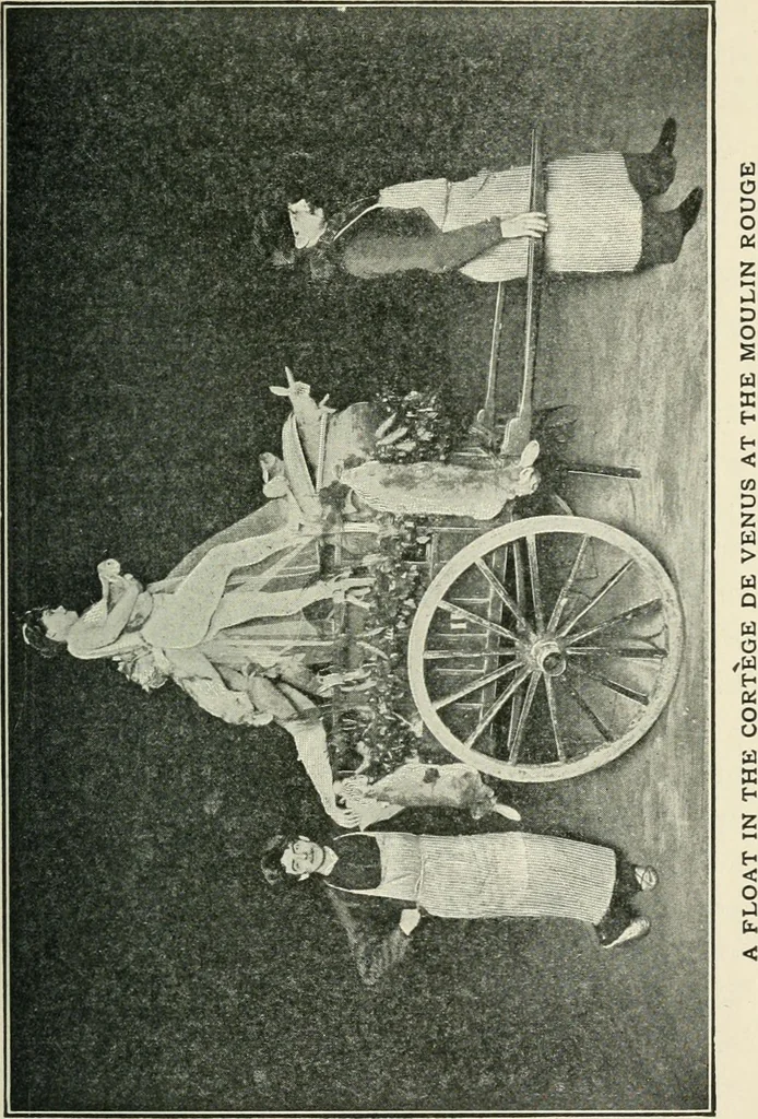 An illustration from How Paris amuses itself;, 1903, leaf 198
