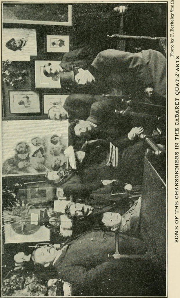 An illustration from How Paris amuses itself;, 1903, leaf 218
