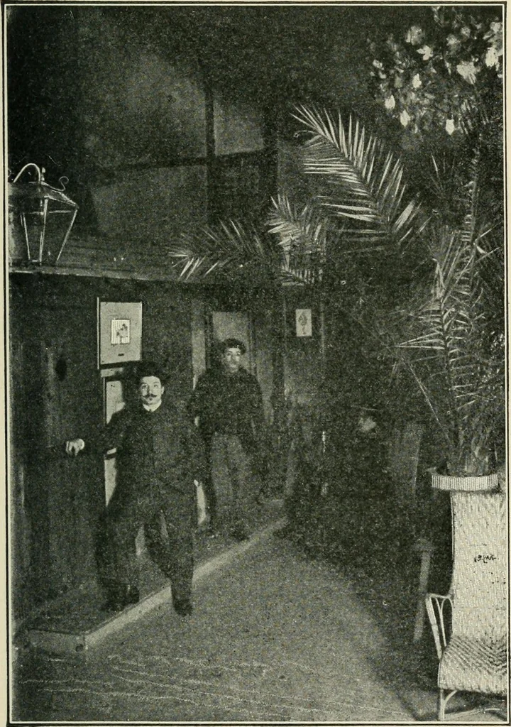 An illustration from How Paris amuses itself;, 1903, leaf 236