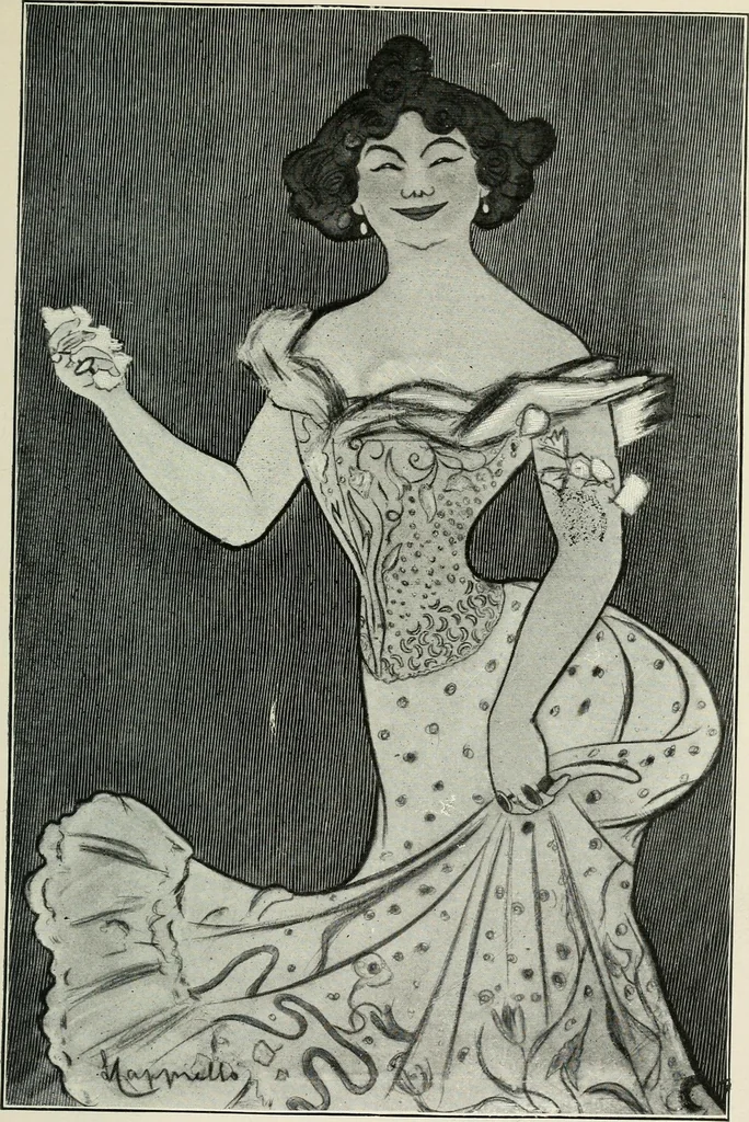 An illustration from How Paris amuses itself;, 1903, leaf 238