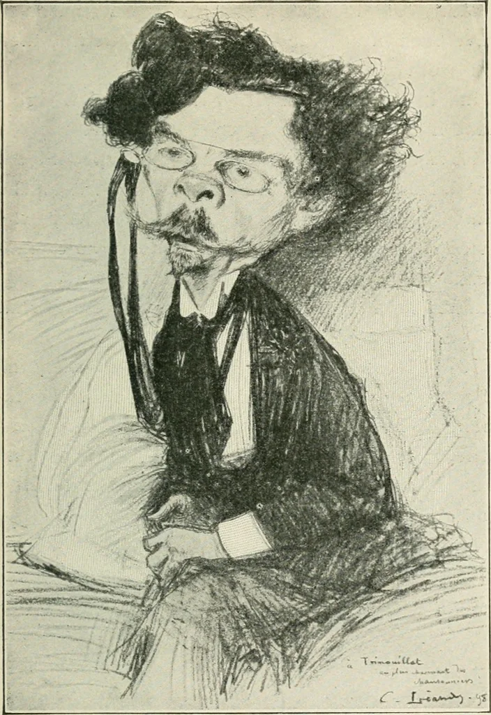 An illustration from How Paris amuses itself;, 1903, leaf 250