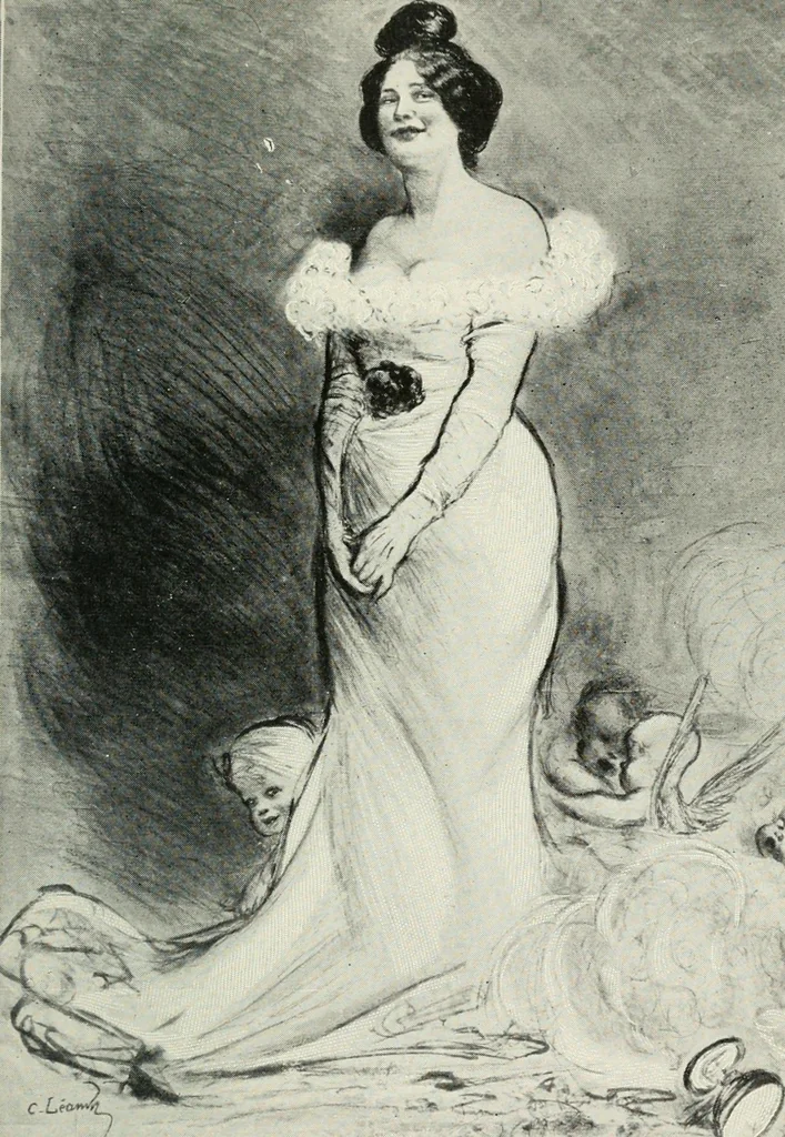 An illustration from How Paris amuses itself;, 1903, leaf 256