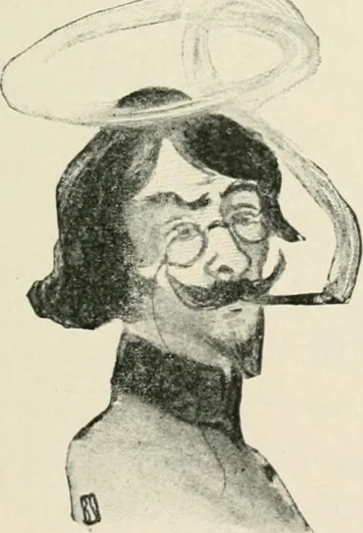 An illustration from How Paris amuses itself;, 1903, leaf 258