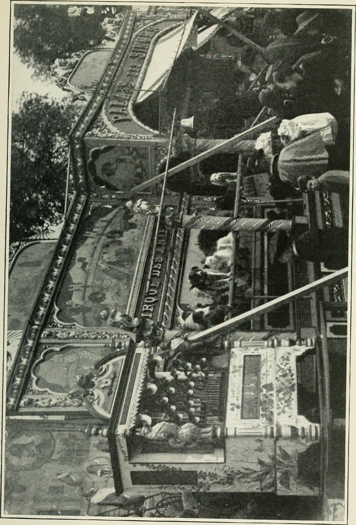 An illustration from How Paris amuses itself;, 1903, leaf 270