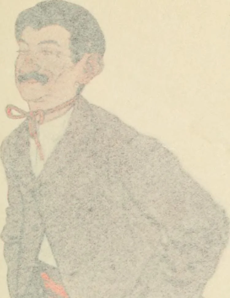 An illustration from How Paris amuses itself;, 1903, leaf 28