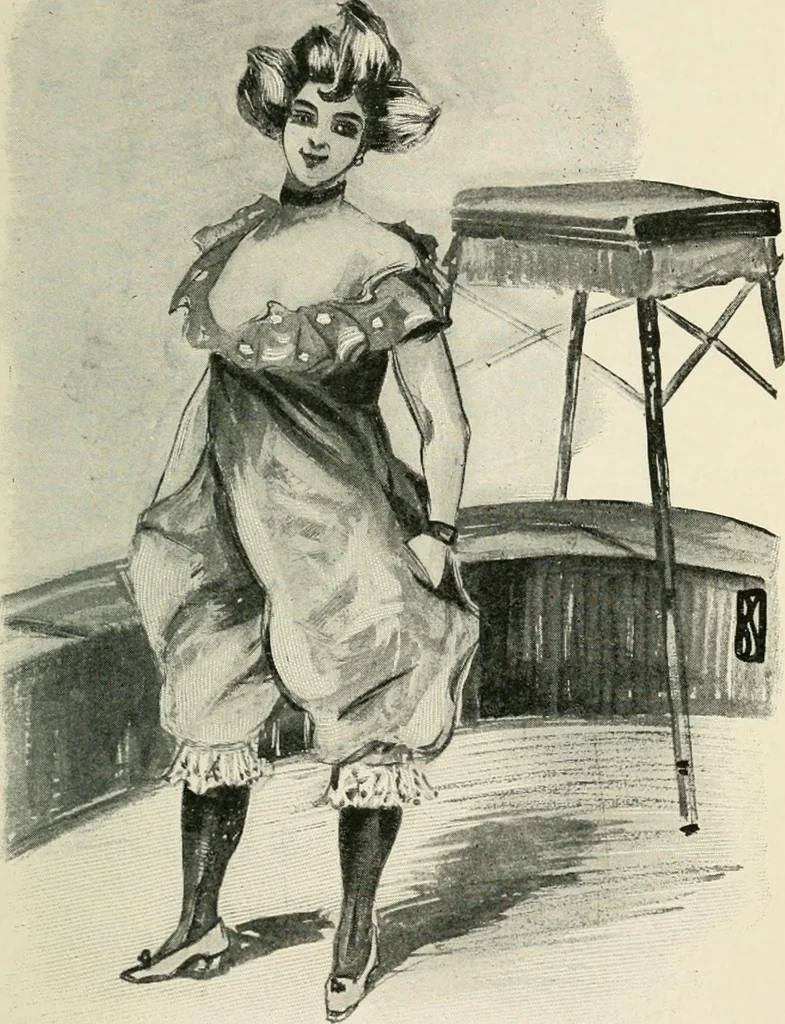An illustration from How Paris amuses itself;, 1903, leaf 290