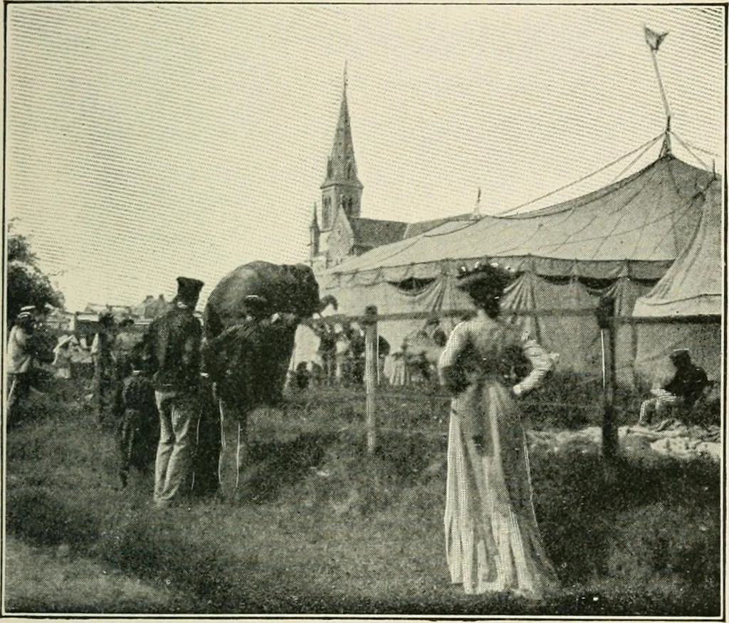 An illustration from How Paris amuses itself;, 1903, leaf 294