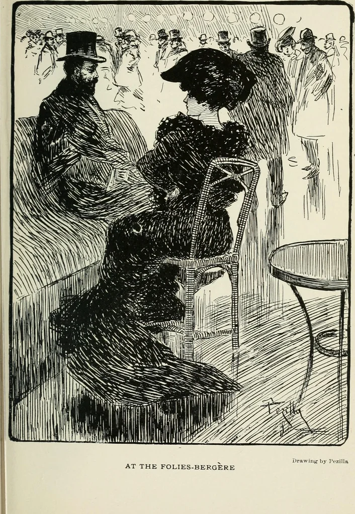 An illustration from How Paris amuses itself;, 1903, leaf 298