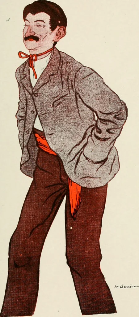 An illustration from How Paris amuses itself;, 1903, leaf 30