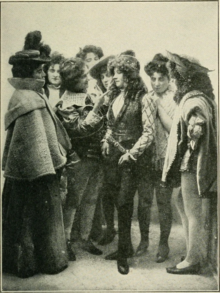 An illustration from How Paris amuses itself;, 1903, leaf 302