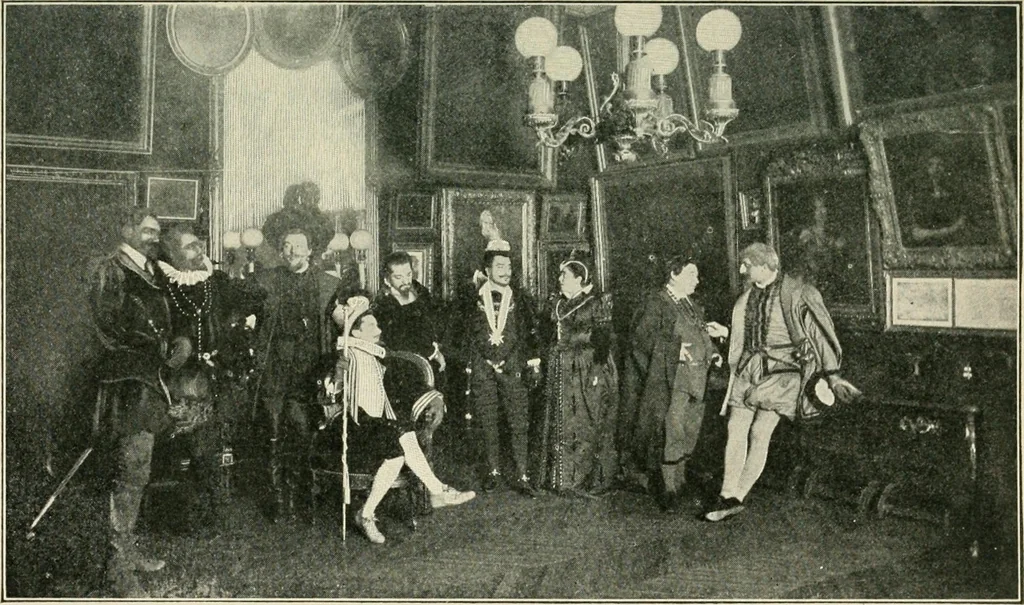 An illustration from How Paris amuses itself;, 1903, leaf 314