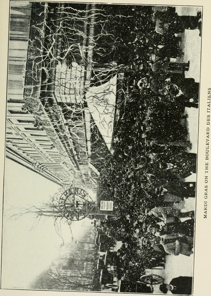 An illustration from How Paris amuses itself;, 1903, leaf 324