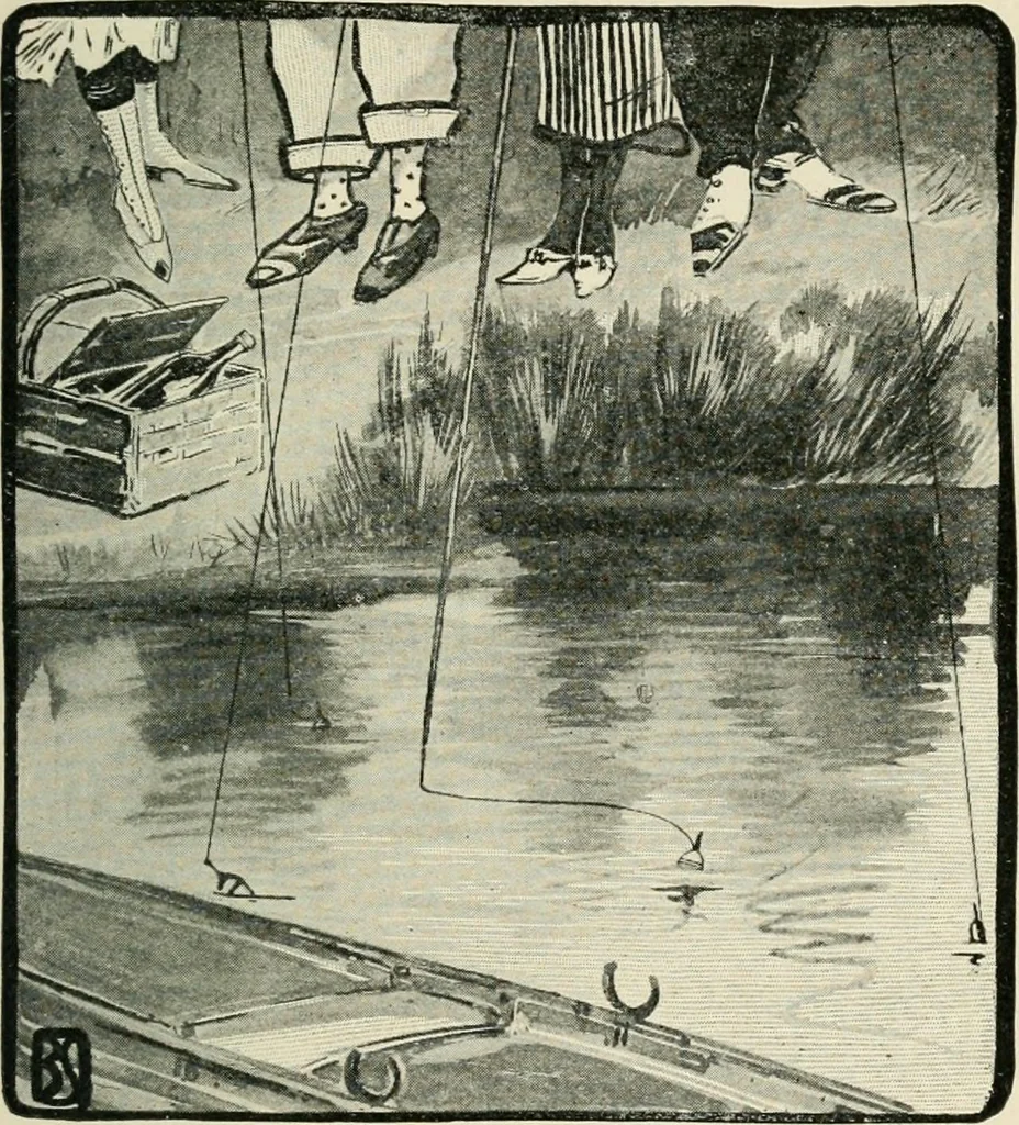An illustration from How Paris amuses itself;, 1903, leaf 338